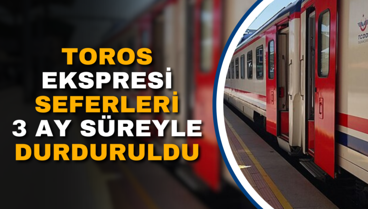 EREĞLİ-ÇAKMAK-ULUKIŞLA TREN SEFERLERİ 3 AY SÜREYLE DURDURULDU