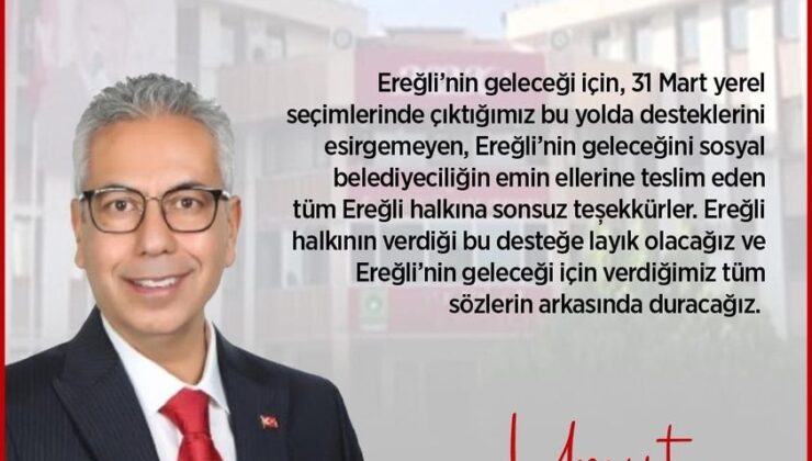 UMUT AKPINAR; “TEŞEKKÜRLER EREĞLİ”