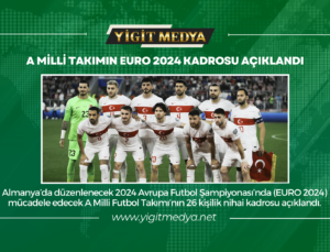 A MİLLİ TAKIMIN EURO 2024 KADROSU AÇIKLANDI