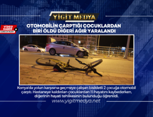 OTOMOBİLİN ÇARPTIĞI ÇOCUKLARDAN BİRİ ÖLDÜ DİĞERİ AĞIR YARALANDI