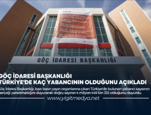 GÖÇ İDARESİ BAŞKANLIĞI TÜRKİYE’DE KAÇ YABANCININ OLDUĞUNU AÇIKLADI