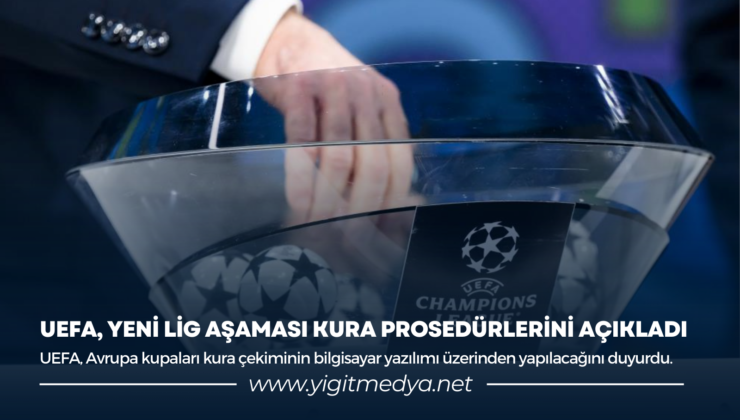 UEFA, YENİ LİG AŞAMASI KURA PROSEDÜRLERİNİ AÇIKLADI