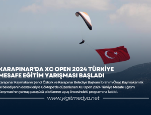 KARAPINAR’DA XC OPEN 2024 TÜRKİYE MESAFE EĞİTİM YARIŞMASI BAŞLADI