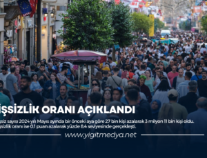 İŞSİZLİK ORANLARI AÇIKLANDI