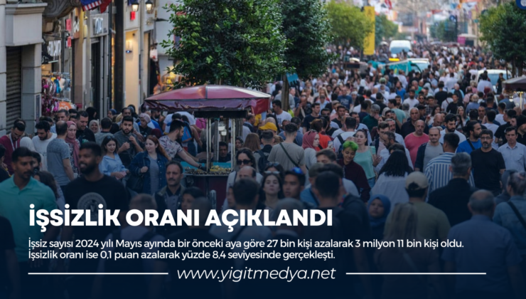 İŞSİZLİK ORANLARI AÇIKLANDI