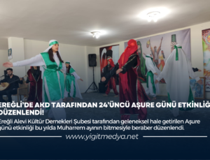 EREĞLİ’DE AKD TARAFINDAN 24’ÜNCÜ AŞURE GÜNÜ ETKİNLİĞİ DÜZENLENDİ!