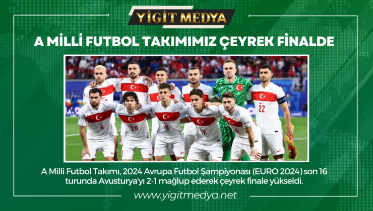 A MİLLİ FUTBOL TAKIMIMIZ ÇEYREK FİNALDE