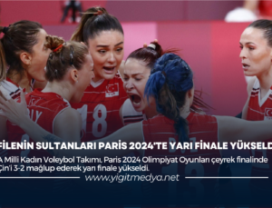 FİLENİN SULTANLARI PARİS 2024’TE YARI FİNALE YÜKSELDİ