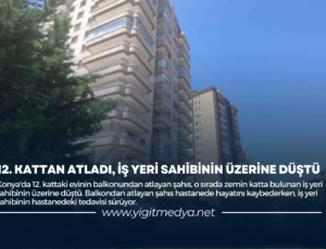 12. KATTAN ATLADI, İŞ YERİ SAHİBİNİN ÜZERİNE DÜŞTÜ