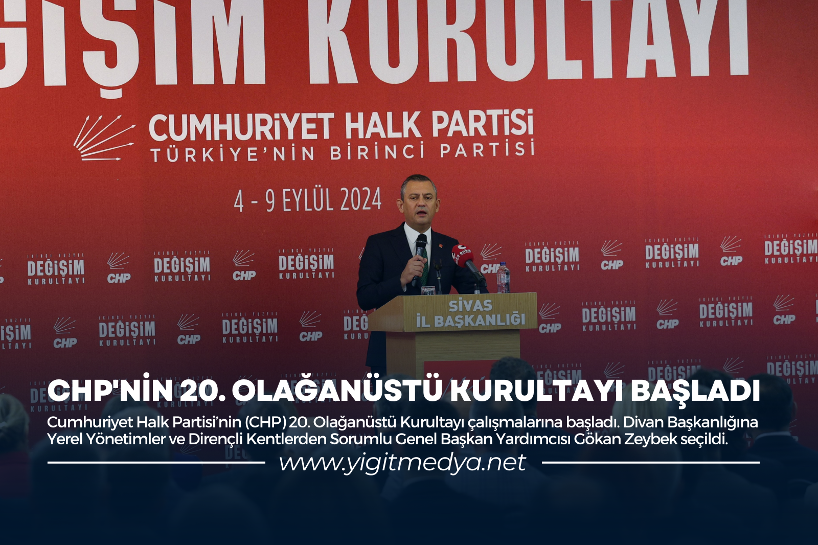 CHP’NİN 20. OLAĞANÜSTÜ KURULTAYI BAŞLADI