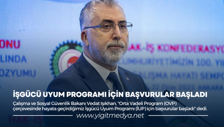 İŞGÜCÜ UYUM PROGRAMI İÇİN BAŞVURULAR BAŞLADI