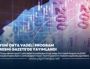 YENİ ORTA VADELİ PROGRAM RESMİ GAZETE’DE YAYIMLANDI