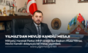 YILMAZ’DAN MEVLİD KANDİLİ MESAJI