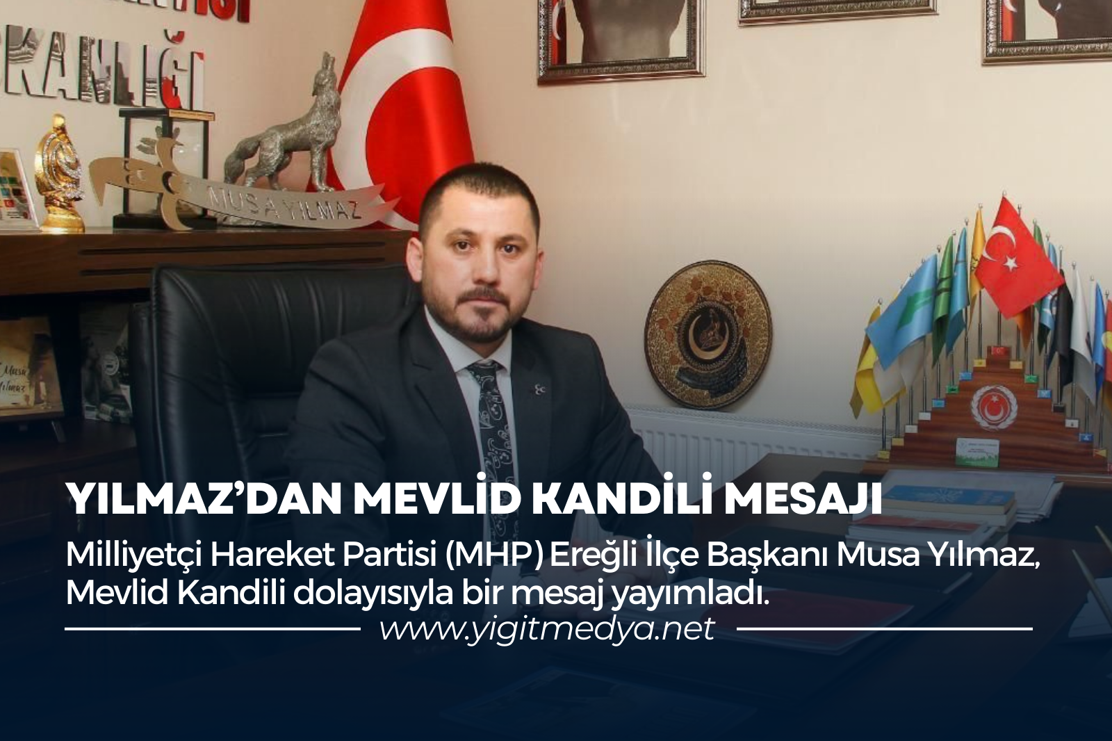 YILMAZ’DAN MEVLİD KANDİLİ MESAJI