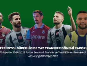 TRENDYOL SÜPER LİG’DE YAZ TRANSFER DÖNEMİ RAPORU