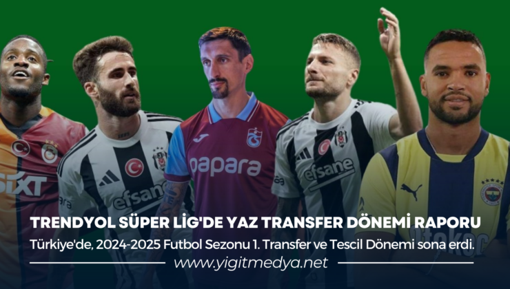 TRENDYOL SÜPER LİG’DE YAZ TRANSFER DÖNEMİ RAPORU