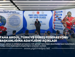 TAHA AKGÜL, TÜRKİYE  GÜREŞ FEDERASYONU BAŞKANLIĞINA ADAYLIĞINI AÇIKLADI