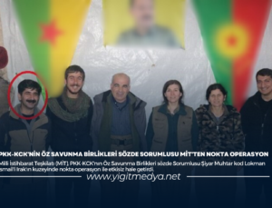 PKK-KCK’NİN ÖZ SAVUNMA BİRLİKLERİ SÖZDE SORUMLUSU MİT’TEN NOKTA OPERASYON