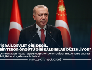 “İSRAİL DEVLET GİBİ DEĞİL, BİR TERÖR ÖRGÜTÜ GİBİ SALDIRILAR DÜZENLİYOR”