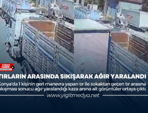 TIRLARIN ARASINDA SIKIŞARAK AĞIR YARALANDI