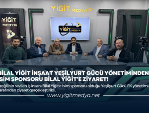 BİLAL YİĞİT İNŞAAT YEŞİLYURT GÜCÜ YÖNETİMİNDEN, İSİM SPONSORU BİLAL YİĞİT’E ZİYARET!