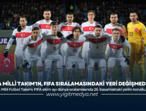 A MİLLİ TAKIM’IN, FIFA SIRALAMASINDAKİ YERİ DEĞİŞMEDİ