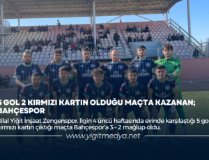 5 GOL 2 KIRMIZI KARTIN OLDUĞU MAÇTA KAZANAN; BAHÇESPOR