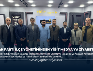 AK PARTİ İLÇE YÖNETİMİNDEN YİĞİT MEDYA’YA ZİYARET!