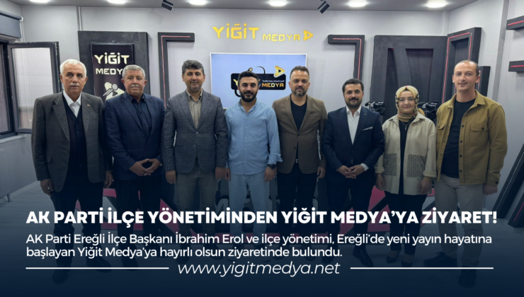 AK PARTİ İLÇE YÖNETİMİNDEN YİĞİT MEDYA’YA ZİYARET!