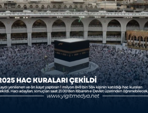 2025 HAC KURALARI ÇEKİLDİ