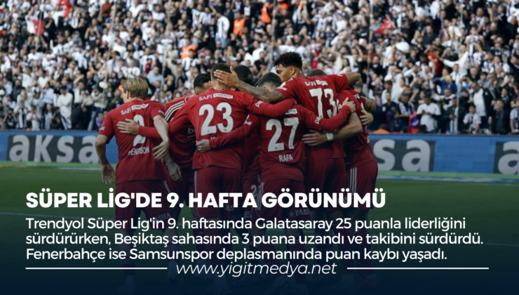 SÜPER LİG’DE 9. HAFTA GÖRÜNÜMÜ