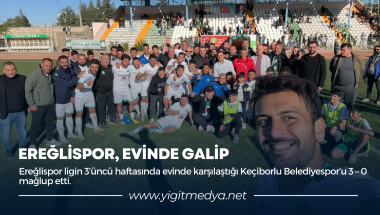 EREĞLİSPOR, EVİNDE GALİP