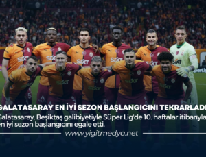 GALATASARAY EN İYİ SEZON BAŞLANGICINI TEKRARLADI