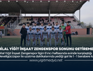 BİLAL YİĞİT İNŞAAT ZENGENSPOR SONUNU GETİREMEDİ