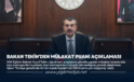 BAKAN TEKİN’DEN MÜLAKAT PUANI AÇIKLAMASI