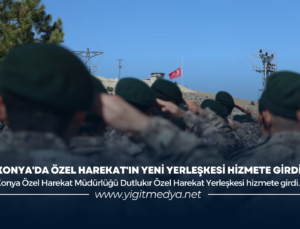 KONYA’DA ÖZEL HAREKAT’IN YENİ YERLEŞKESİ HİZMETE GİRDİ