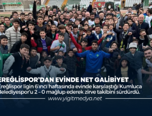 EREĞLİSPOR’DAN EVİNDE NET GALİBİYET