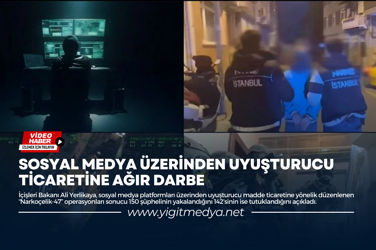 SOSYAL MEDYA ÜZERİNDEN UYUŞTURUCU TİCARETİNE AĞIR DARBE