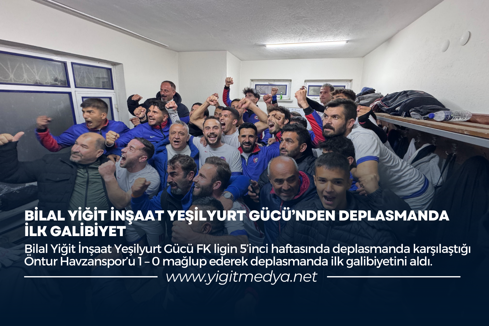 BİLAL YİĞİT İNŞAAT YEŞİLYURT GÜCÜ’NDEN DEPLASMANDA İLK GALİBİYET