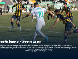 EREĞLİSPOR, 1 ATTI 3 ALDI!