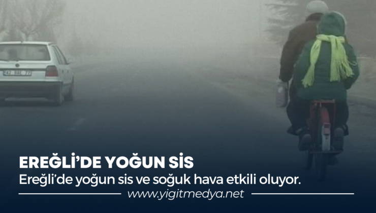 EREĞLİ’DE YOĞUN SİS